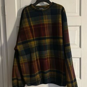 Vintage Nautica Plaid Pullover